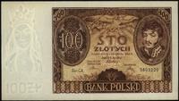 100 złotych 9.11.1934, seria CA, bardzo ładne, M