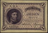 1 złoty 28.02.1919, seria S.41 A, minimalne nadd