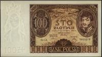 100 złotych 9.11.1934, seria C.A., banknot złama