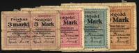 3, 5, 10 i 20 marek 14.02.1920, banknoty podklej