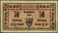 50 fenigów 28.12.1918, sucha pieczęć