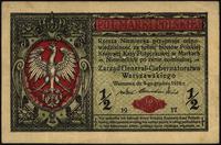 1/2 marki polskiej 9.12.1916, "...Generał..." Se
