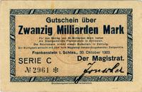 20 miliardów marek 30.10.1923, Ząbkowice, Keller