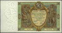 50 złotych 1.09.1929, seria DR, pięknie zachowan