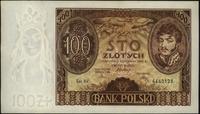 100 złotych 9.11.1934, seria AV, znak wodny z +X