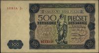 500 złotych 15.07.1947, seria J3, ładnie zachowa