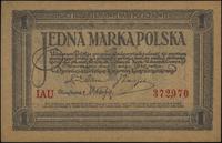 1 marka polska 17.05.1919, seria IAU, pięknie za
