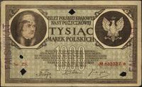 1.000 marek polskich 17.05.1919, seria ZS. * Czt