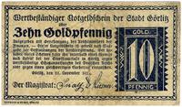 10 goldfenigów 21.11.1923, Zgorzelec, Keller 185