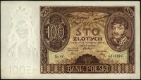 100 złotych 9.11.1934, Znak wodny +X+ seria AV.,