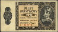 1 złoty 1.10.1938, seria C /jednoliterowa/, papi