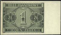 1 złoty 1.10.1938, Tylko strona odwrotna, papier