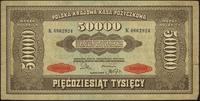 50.000 marek polskich 10.10.1922, seria K, małe 