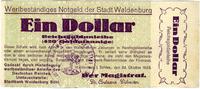 1 dolar=420 goldfenigów 30.10.1923, WAŁBRZYCH, K