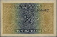 1/2 marki polskiej 09.12.1916, "Generał..." seri