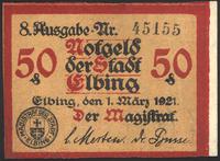 50 fenigów 1.03.1921, piękne