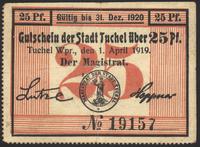 25 fenigów 1.04.1919-31.12.1920, Pieczęć i podpi