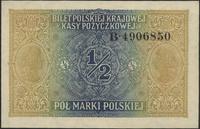 1/2 marki polskiej 09.12.1916, "Generał...", ser