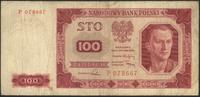 100 złotych 1.07.1948, seria P, rzadkie, Miłczak