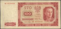 100 złotych 1.07.1948, seria AZ, Miłczak 139b