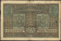 50 marek polskich 9.12.1916, seria A, "jenerał..