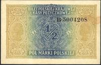 1/2 marki polskiej 9.12.1916, seria B, "Generał.