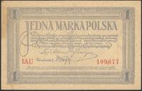1 marka polska 17.05.1919, seria IAU, z lewej st