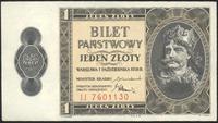 1 złoty 1.10.1938, seria IJ, rzdsze, piękne, Mił