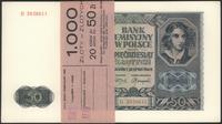 20x50 złotych 1.08.1941, seria D 3836591-3836611