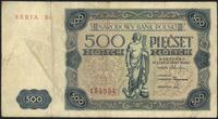500 złotych 15.07.1947, SERIA B2, Miłczak 132b