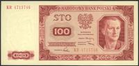 100 złotych 1.07.1948, seria KR, idealny egzempl
