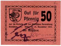 50 fenigów do 31.12.1919, Zbąszyn (Bentschen)