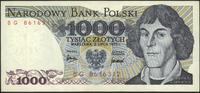 1.000 złotych 2.07.1975, seria BG, bardzo ładnie