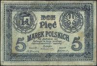 5 marek polskich (bon) 1.03.1921, Podczaski R-16