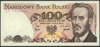 100 złotych 17.05.1976, seria AF, /przedstawiono