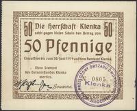 50 fenigów ważny do 30.06.1919, nr 805, pieczęć 