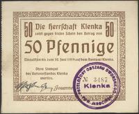 50 fenigów ważne do 30.06.1919, nr 3487, pieczęć