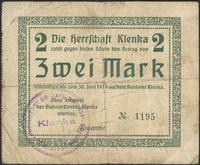 2 marki ważne do 30.06.1919, nr 1195, pieczęć ma