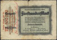 500.000 marek 16.08.1923, Druk na banknocie 500 