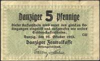 5 fenigów 22.10.1923, Miłczak G22
