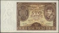 100 złotych 9.11.1934, znak wodny +X+ Ser. BN., 