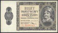 1 złoty 1.10.1938, seria IL, na górnym marginesi