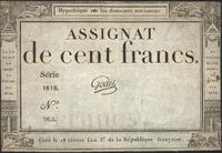 asygnata na 100 franków 7.01.1795, Pick A78
