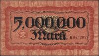 5 milionów marek 1.08.1923, seria H, Pick/Rixen 