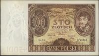 100 złotych 9.11.1934, seria BN, znak wodny +X+,