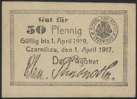 50 fenigów 1.04.1917, ładnie zachowane, Podczask
