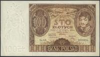 100 złotych 2.06.1932, znak wodny dwie pionowe k