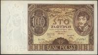 100 złotych 9.11.1934, znak wodny +X+, delikatni