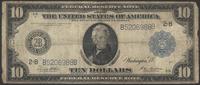 10 dolarów 1914, Federal Reserve Note, podpisy W