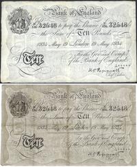 fałszerstwo banknotu 10 funtów 19.05.1934, fałsz